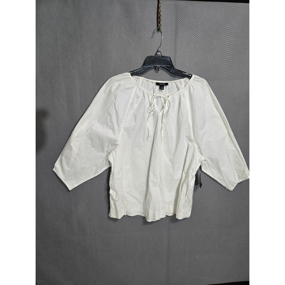 ALFANI WHITE BLOUSE - Picture 2 of 11